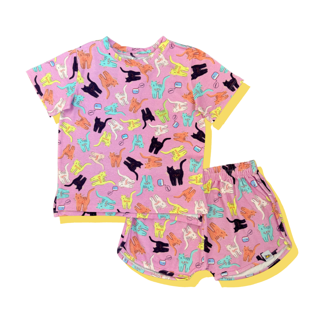 Pijama Gatinhos Infantil