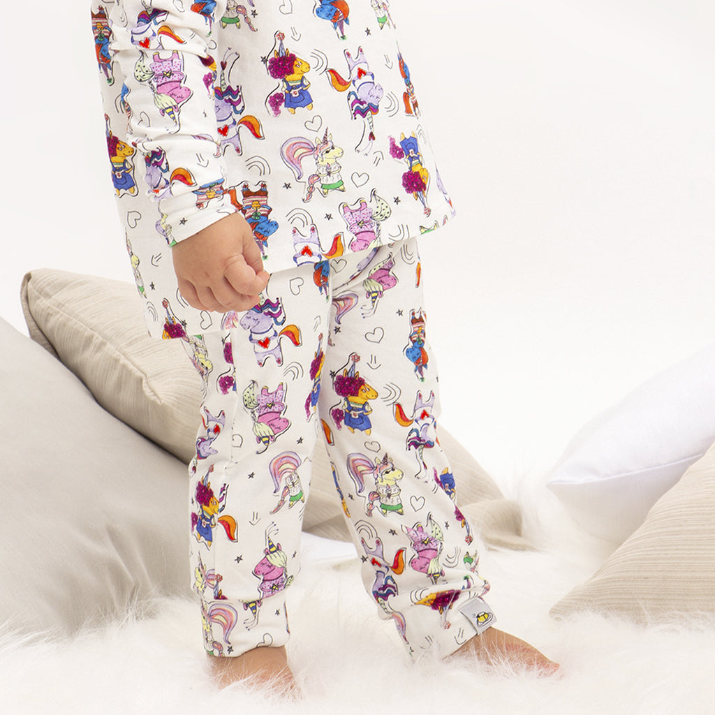 Pijama Unicórnio Infantil Longo