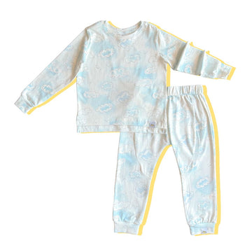 Pijama Infantil Nuvens Longo