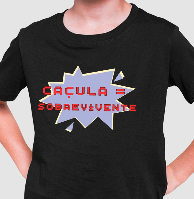 Camiseta Caçula = Sobrevivente