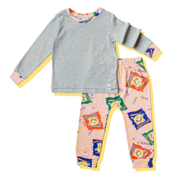 Pijama Polvilho Mescla Infantil Longo